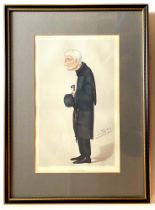 "Spy" [Leslie Ward]. John Henry Newman, chromolithographic caricature portrait for Vanity Fair, 20