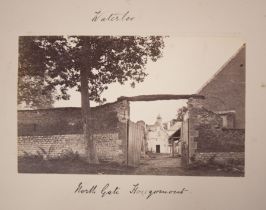 Photography. A collection of 98 albumen prints and two cabinet cards, c. 1870, depicting views of