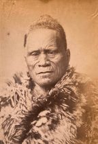 Photography. A collection of albumen prints to include Tāwhiao, leader of the Waikato tribes and the