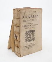 Tacitus, Cornelius. Annales [Annals], with commentary by Justus Lipsius, Antwerp: Plantin Press,
