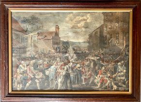 William Hogarth (After). A Representation of the March of the Guards towards Scotland in the Year