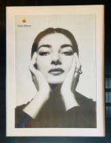 Maria Callas. Apple "Think Different" advertising poster, [1998], 70 x 50cm, framed & glazed NB.