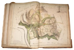 Taylor, Alexander [Surveyor]. Manuscript plans of Knockando in Moray, Scotland, surveyed in 1774.