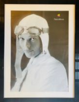 Amelia Earhart. Apple "Think Different" advertising poster, [1998], 70 x 50cm, framed & glazed NB.