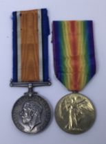 A WW1 medal pair, awarded to Lt Thomas Pidduck of the 2/5th South Staffordshire Regiment. His