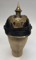 WW1 M1895 German Prussian reserve infantry enlisted man’s / NCO’s Pickelhaube, ‘BA VII’ marked to