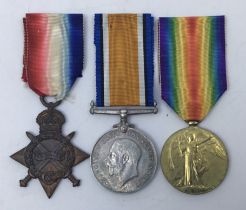 A WW1 Cavalry Casualty 1915 Star trio, awarded to 7894 F.G,Caple of the 2nd Dragoon Guards. Notes: