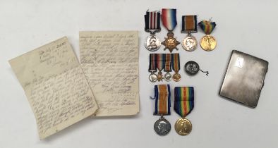 A WW1 Military Medal gallantry group, awarded to 240945 Cpl T.W.Kelly of the 6th North Staffordshire