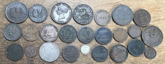 Collection of British Colonial Coins of Canada, British India, South Africa and coins from the