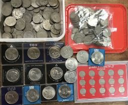 Collection of British Coins, includes Approximately 800g of Pre 47 Silver, Commemorative Crowns in