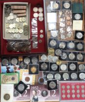 Large Collection of Commemorative Crowns including 1951 Festival of Britain Crown in Original Case