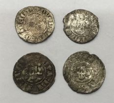 Sterling Silver Imitation Coins for Ferry IV of Lorraine, Gaucher of Chatillon & two John II of