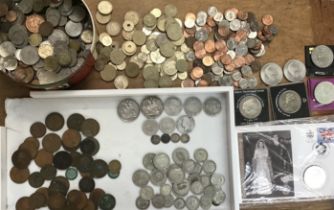 Coin collection, pre 20 silver & pre 41 silver with other coins.includes 2 x 1889 Crowns, 1825,