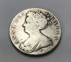 Queen Anne 1707 SEXTO Crown.