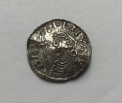 Cnut 1016-1035 Short Cross Type Silver Penny. Approximately 18mm, 1.06g. Un-straitened with slight