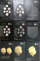 Royal Mint Brilliant Uncirculated Coins Sets of The Fourth and Fifth Circulating Coinage Portrait