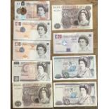 Bank of England £10 & £20 Banknotes, includes J. Hollom, J. Page, G. Gill, D. Somerset, M.