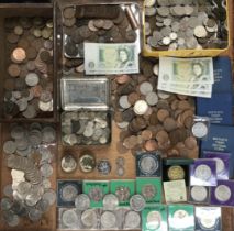 Large collection of Predominantly British Coins including 1888 Crown with other Pre 20 & Pre 47