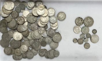 Collection of Pre 47 Silver (approximately 762g) and small quantity of World Silver.