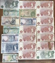Collection of British and Commonwealth Banknotes.