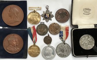 Coronation & Jubilee Medals Includes an 1931 Inter-service Athletics Championship medal in