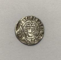 Henry II Silver Short Cross Penny 1180-1189, London Mint. 20mm, 1.30g.