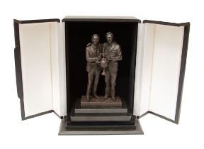 Derby County: A limited edition maquette of the famous Brian Clough and Peter Taylor statue that