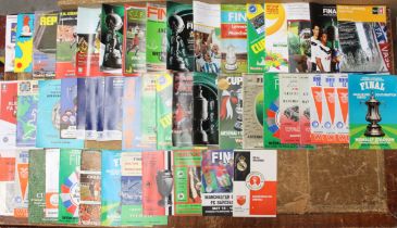 Football: A collection of approximately fifty (50) big-match football programmes to include: