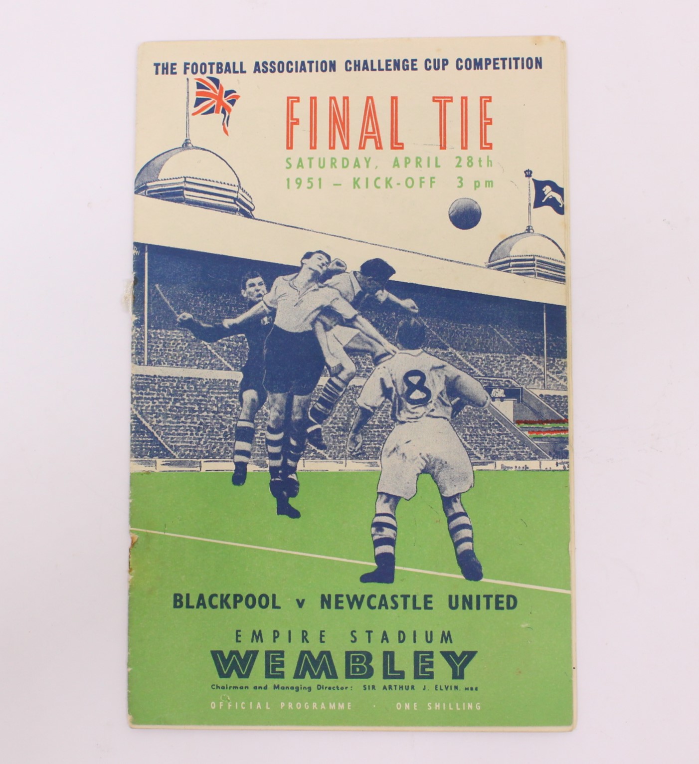 F.A. Cup: A 1951 Football Association Cup Final programme, Blackpool v Newcastle United, 28th - Image 2 of 2