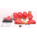 Boxing: A collection of seven assorted signed boxing gloves to comprise: Muhammad Ali (faded, within