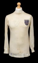 England: An England, World Cup 1966, match worn shirt, Sir Bobby Charlton, Number 9. Worn in the