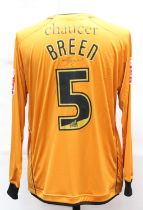 Wolverhampton Wanderers: A Wolverhampton Wanderers home football shirt, match issued, 2006-08,