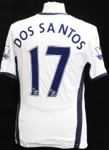 Tottenham Hotspur: A Tottenham Hotspur home football shirt, match issued, 2008-09, short-sleeved,