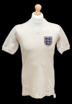 England: An England, match worn shirt, Bobby Robson, Number 4. Worn in the Home Championship fixture