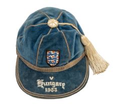 England: An England International Cap, awarded for the game between England and Hungary, 25th