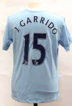 Manchester City: A Manchester City home football shirt, match issued for the South African Tour,