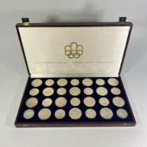 Canadian Olympic Coins 1976 - set of 28 silver coins