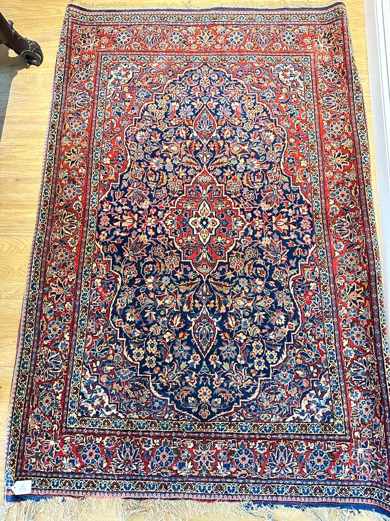 20th Century Kashan Style Rug 157cm x 105cm