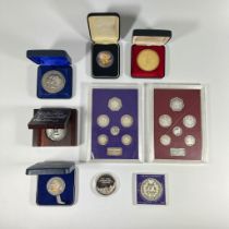 Collection of Various Silver Medals