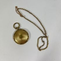 Yellow Gold engineered locket & bracelet