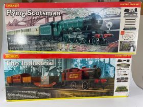 Two OO gauge boxed train sets. Flying Scotsman and The Industrial.