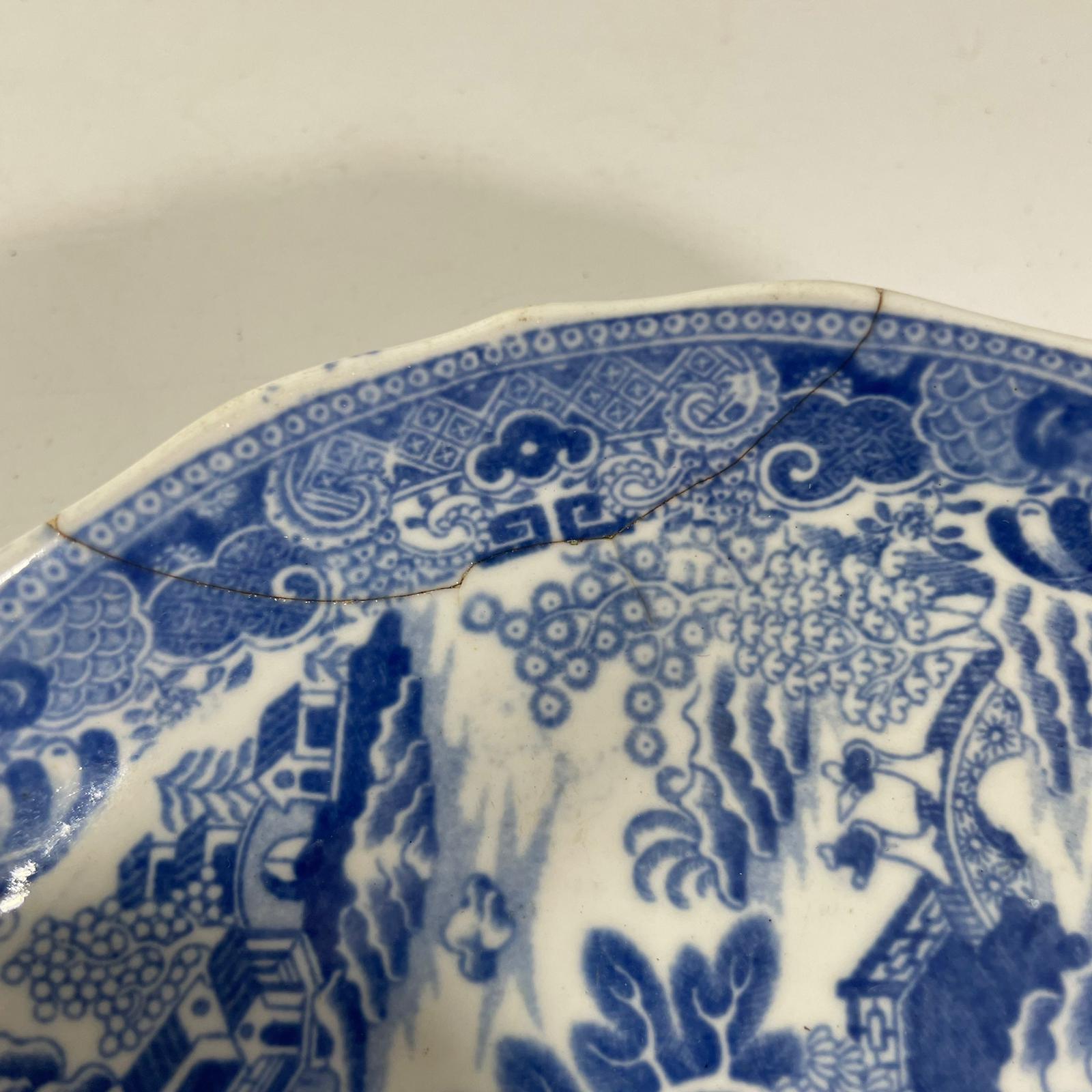 2 Limoge dishes (one chipped), 8 side dishes and a Dresden style pierced dish and 3 spode tea - Image 3 of 14