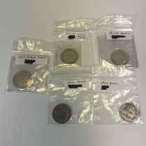 A selection of English Shillings in EF(Extremely Fine) condition