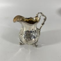 A heavy Georgian Silver milk jug London 1824/25 Important maker, Benjamin Smith. Approx 300 grams,