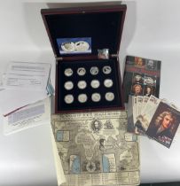 Great Britons Silver Proof Coin Collection, featuring 12 Great Britons on sterling silver proof