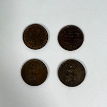 A selection of English 1/3rd Farthings in EF (Extremely Fine) condition