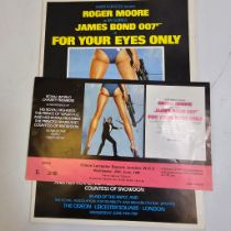 A James Bond 007 Roger Moore - A Royal World Charity Premier 24th June 1981 circle ticket L22 "For
