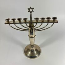 Sterling Silver weighted Menorah