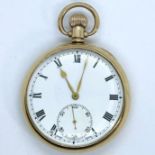 9ct Yellow Gold Dennison Pocket Watch Untested, appears to run Weight: 87.2g