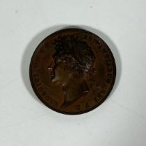 Coronation George IIII (IV) 1821 Bronze Medal - 35mm